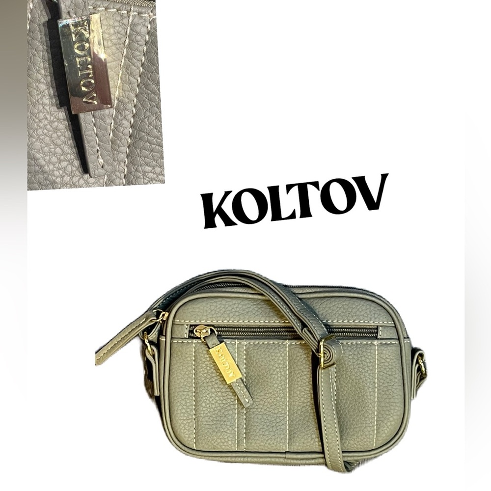 KOLTOV Green Crossbody with Gold hangtag